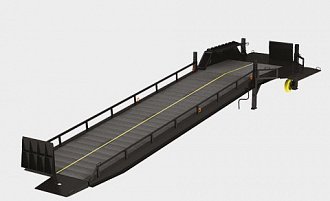 Рампа мобильная с трехсторонней загрузкой